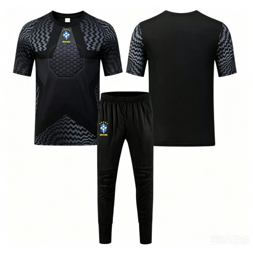 Dres Brazil Golmanski Domaci za djecu SP 2026 Kratak Rukav (+ kratke hlače)